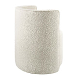 Della Boucle Fabric Swivel Chair - BUILDMYPLACE