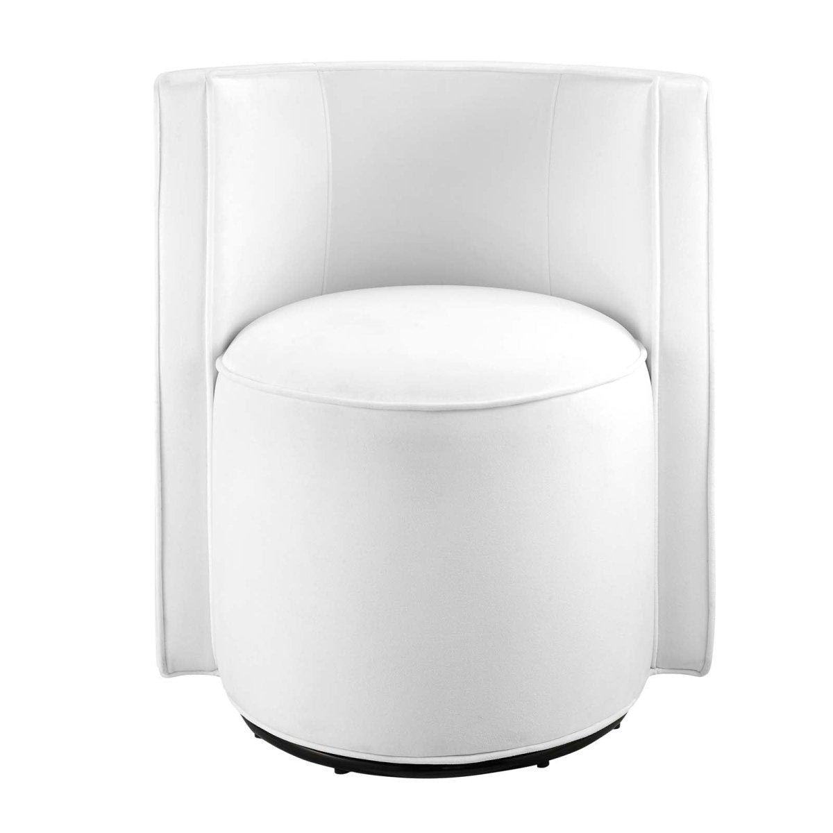 Della Performance Velvet Fabric Swivel Chair - BUILDMYPLACE