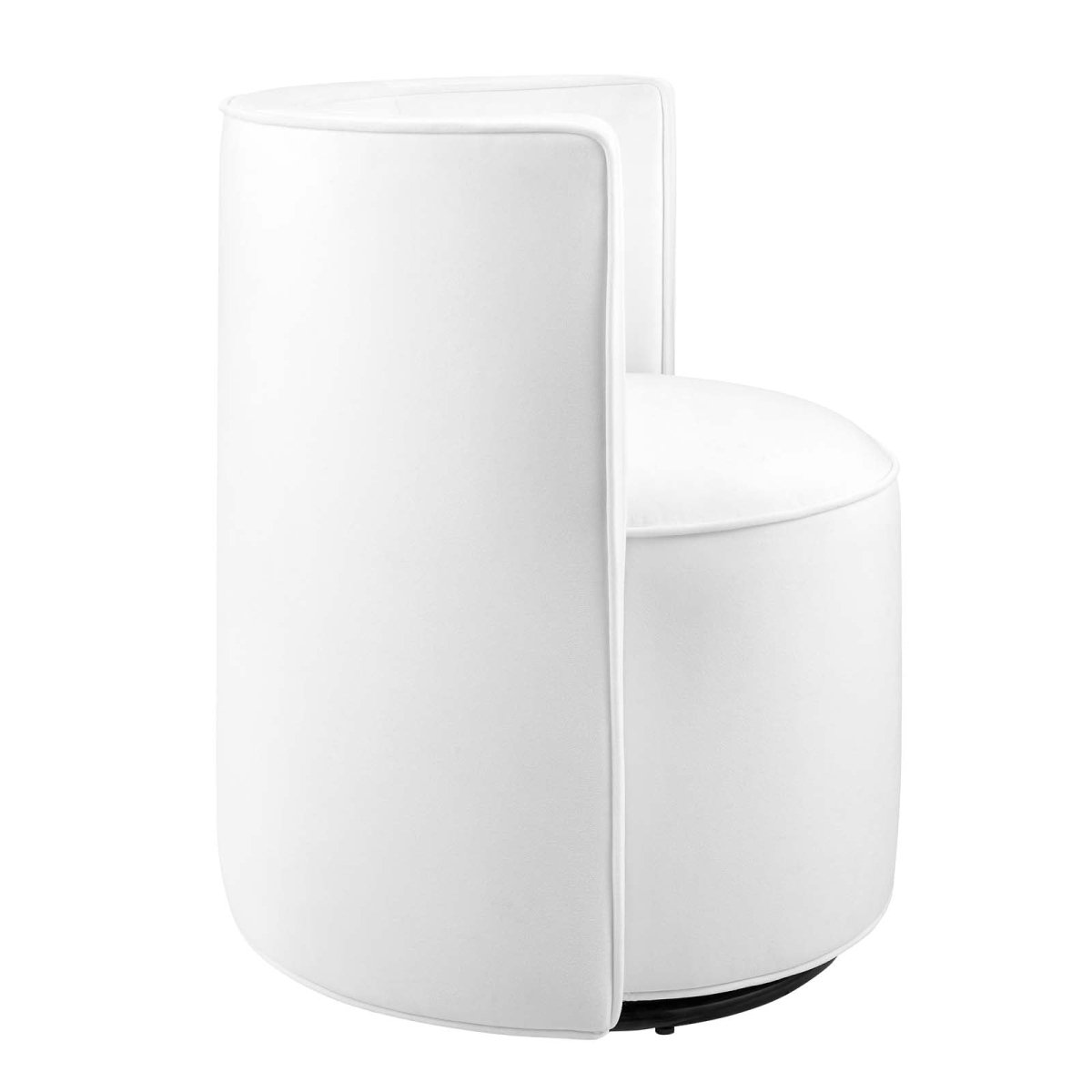 Della Performance Velvet Fabric Swivel Chair - BUILDMYPLACE