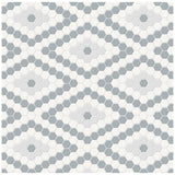 Diamond Soho Afternoon Blend Matte Glazed Porcelain Mosaic - BUILDMYPLACE