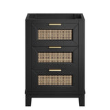 Dixie 24" Solid Wood Bathroom Vanity Cabinet (Sink Basin Not Included) - BUILDMYPLACE