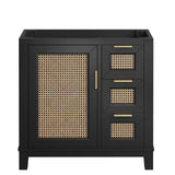 Dixie 24" Solid Wood Bathroom Vanity Cabinet (Sink Basin Not Included) - BUILDMYPLACE