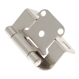 Door Hinge Semi - Concealed 1/2 Inch Overlay Face Frame Part Wrap Self - Close (2 Hinges/Per Pack) - Hickory Hardware - BUILDMYPLACE