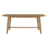 Dorset Outdoor Patio Teak Dining Table - BUILDMYPLACE
