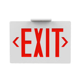 Double Sided LED Emergency EXIT Sign(Side & Ceiling Mount), 4W, AC120 - 277V, UL, 90 - min Battery Backup, Operating Temp: 0°C~40°C - BUILDMYPLACE