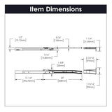 Drawer Slide Bottom Mount 3/4 Extension 12 Inch - Hickory Hardware - BUILDMYPLACE