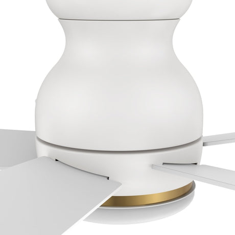DUBOIS 48 inch 5 - Blade Flush Mount Smart Ceiling Fan with LED Light & Remote - LEDMyPlace