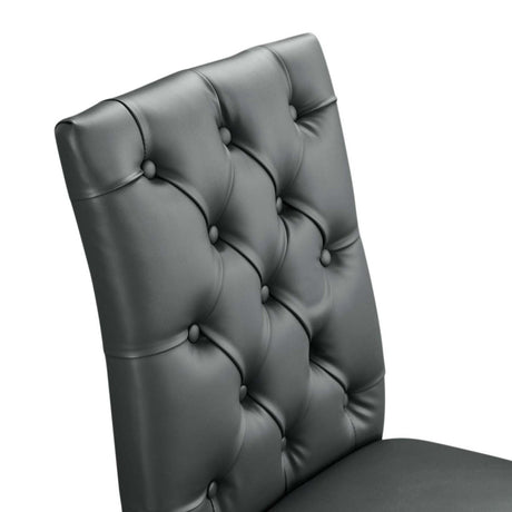 Duchess Dining Chair Vinyl Set of 2 - BUILDMYPLACE