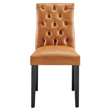 Duchess Dining Chair Vinyl Set of 2 - BUILDMYPLACE