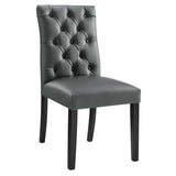 Duchess Dining Chair Vinyl Set of 2 - BUILDMYPLACE