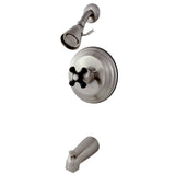 Duchess Tub and Shower Faucet With Cross Handle - BUILDMYPLACE