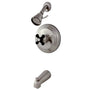 Duchess Tub and Shower Faucet With Cross Handle - BUILDMYPLACE