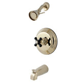 Duchess Tub and Shower Faucet With Cross Handle - BUILDMYPLACE