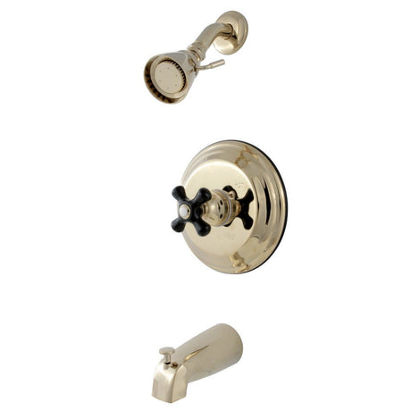 Duchess Tub and Shower Faucet With Cross Handle - BUILDMYPLACE