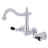 Duchess Two Handle Wall Mount Bathroom Faucet In Solid Brass Construction - BUILDMYPLACE