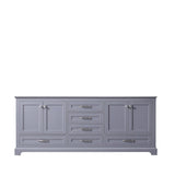 Dukes 80" Dark Grey Vanity Cabinet Only - BUILDMYPLACE
