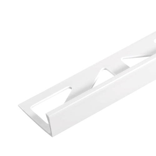Dural Durosol 3/8 in. L Angle White Profile Metal Tile Edging Trim