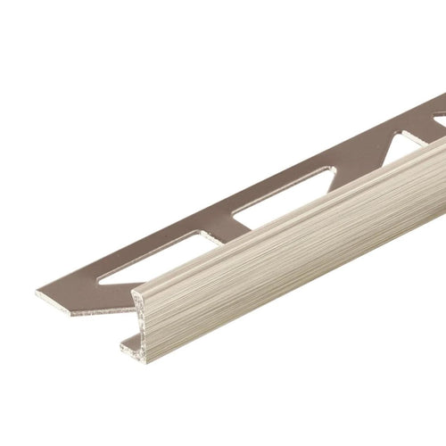 Dural Durosol 7/16 in. 5mil. L Angle High Gloss Gold Profile Tile Edging Trim