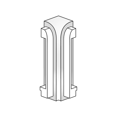 DURASTEP DP Worktop Trim Internal Corner Aluminium - Bronze Anodized Tile Corner Trim 2 PC | DSTAE DP 90 - B - SF - XI/2 - BUILDMYPLACE