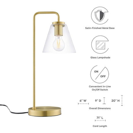 Element Glass Table Lamp - BUILDMYPLACE