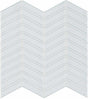 Element Ice Chevron Glossy Glass Mosaic - BUILDMYPLACE