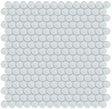 Element Ice Penny Round Glossy Glass Mosaic - BUILDMYPLACE