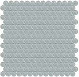 Element Shadow Penny Round Glossy Glass Mosaic - BUILDMYPLACE