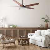 ELIRA 52 inch 5 - Blade Smart Ceiling Fan with LED Light & Remote - LEDMyPlace
