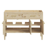 Elysian 48" Wood Bathroom Vanity Cabinet (Sink Basin Not Included) - BUILDMYPLACE