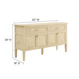 Elysian 62" Wood Sideboard - BUILDMYPLACE