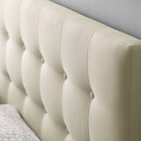 Emily Queen Upholstered Fabric Headboard - BUILDMYPLACE