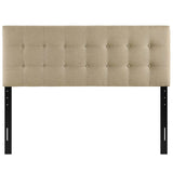 Emily Queen Upholstered Fabric Headboard - BUILDMYPLACE