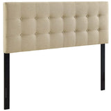 Emily Queen Upholstered Fabric Headboard - BUILDMYPLACE