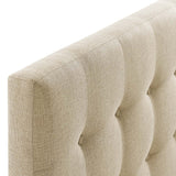 Emily Queen Upholstered Fabric Headboard - BUILDMYPLACE