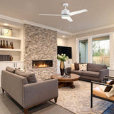 EMPIRE 52 inch 3 - Blade Ceiling Fan with LED Light & Pull Chain - LEDMyPlace