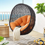 Encase Swing Outdoor Patio Lounge Chair Without Stand - BUILDMYPLACE
