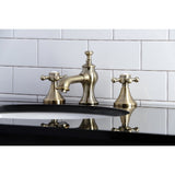 English Country 8" Deck Mount Widespread Bathroom Faucet - BUILDMYPLACE