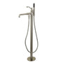 English Country Freestanding Tub Faucet With Hand Shower In 10" Spout Reach - BUILDMYPLACE