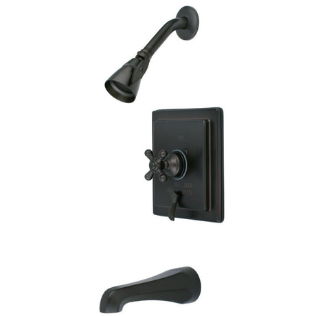 English Vintage Tub & Shower Faucet With Diverter - BUILDMYPLACE