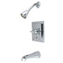 English Vintage Tub & Shower Faucet With Diverter - BUILDMYPLACE