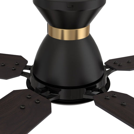 ESPEAR 52 inch Flush Mount 5 - Blade Smart Ceiling Fan with LED Light & Remote - LEDMyPlace