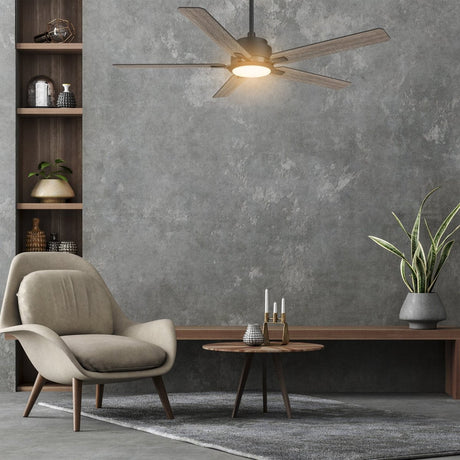 ESPEAR 60 inch 5 - Blade Smart Ceiling Fan with LED Light & Remote - LEDMyPlace