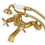 Essex Clawfoot Tub Faucet With Hand Shower In 7.5" Spout Reach - BUILDMYPLACE