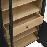 Evie Arched Tall Display Cabinet - BUILDMYPLACE