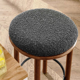 Fable Boucle Fabric Counter Stools - Set of 2 - BUILDMYPLACE