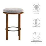 Fable Boucle Fabric Counter Stools - Set of 2 - BUILDMYPLACE