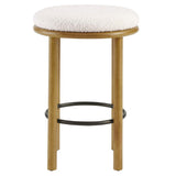 Fable Boucle Fabric Counter Stools - Set of 2 - BUILDMYPLACE