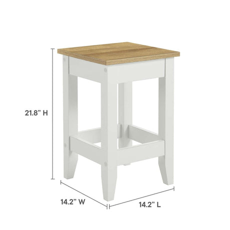 Farmstead 3 - Piece Kitchen Island and Stool Set - BUILDMYPLACE