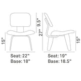 Fathom Kitchen And Dining Chair - Modern Restaurant Lounge Chair - Club Chair - BUILDMYPLACE