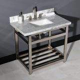 Fauceture 31" x 22" Steel Console Sink Base - BUILDMYPLACE